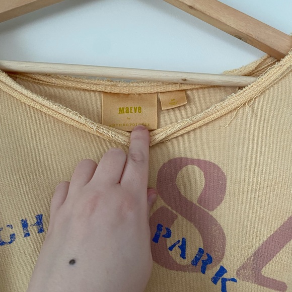 Anthropologie Maeve Highland Park Los Angels Pullover Sweatshirt - Picture 3 of 6